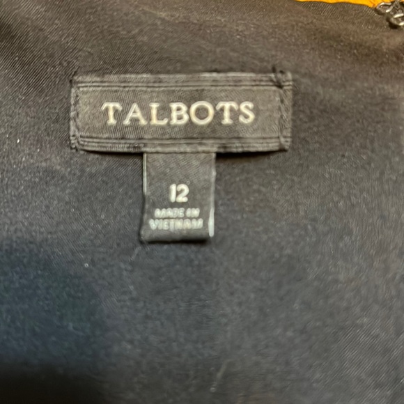 Talbots Black & White Gingham Dress - Picture 2 of 3